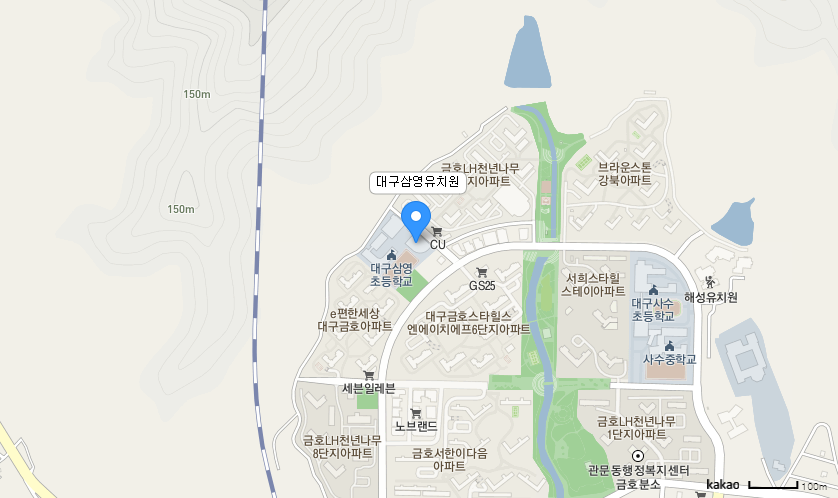 학교 찾아오시는 길 지도